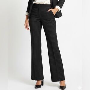 Rafaella Charcoal Pinstripe Trousers